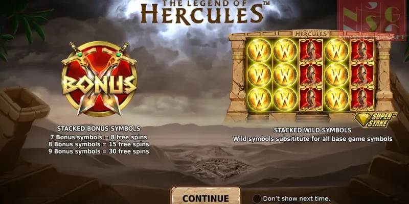 Tính năng đặc biệt trong Slot Hercules
