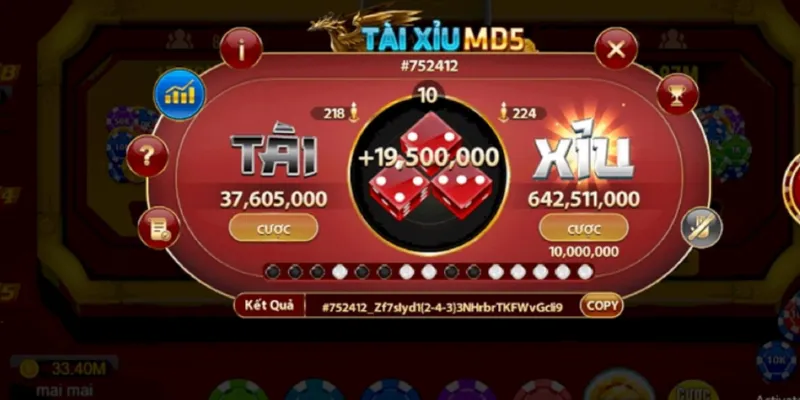 Nắm rõ cách thức hoạt động của trò chơi tài xỉu md5