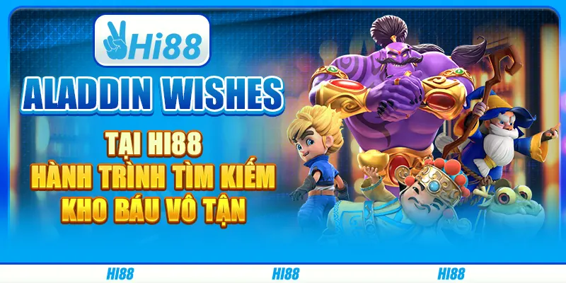 Aladdin Wishes tại Hi88 - Hành trình tìm kiếm kho báu vô tận