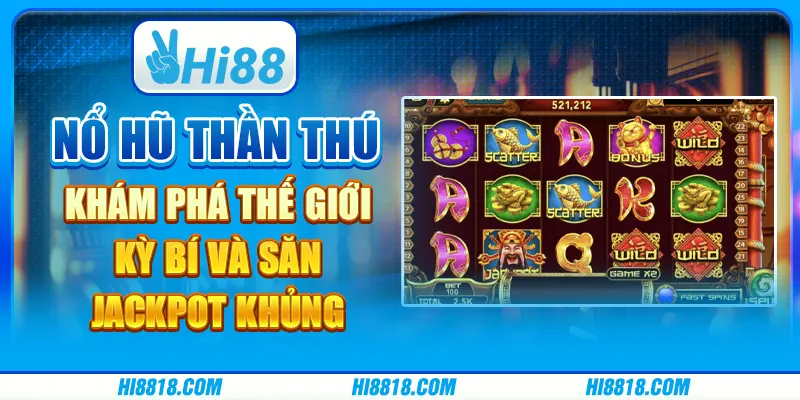 Nổ Hũ Thần Thú tại Hi88 - Khám phá thế giới kỳ bí và săn jackpot khủng