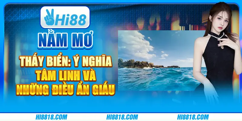 nằm mơ thấy biển