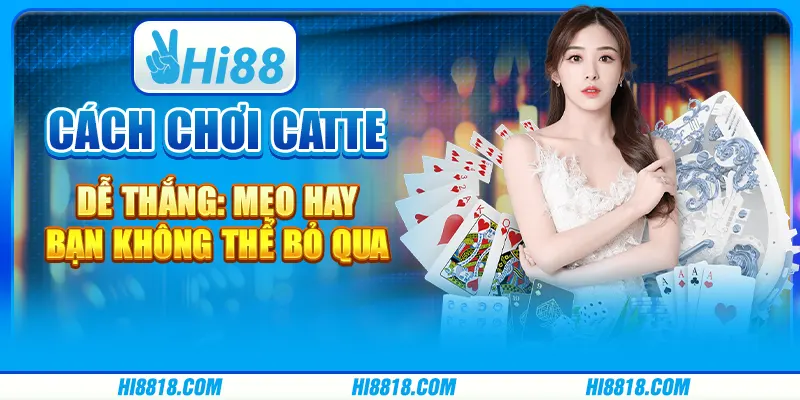 Cách chơi Catte dễ thắng - Mẹo hay bạn không thể bỏ qua