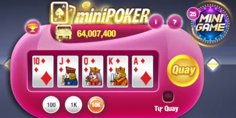 Tìm hiểu luật chơi Mini Poker