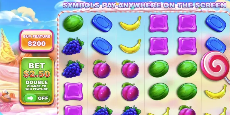 Tính năng đặc biệt và biểu tượng trong Sweet Bonanza