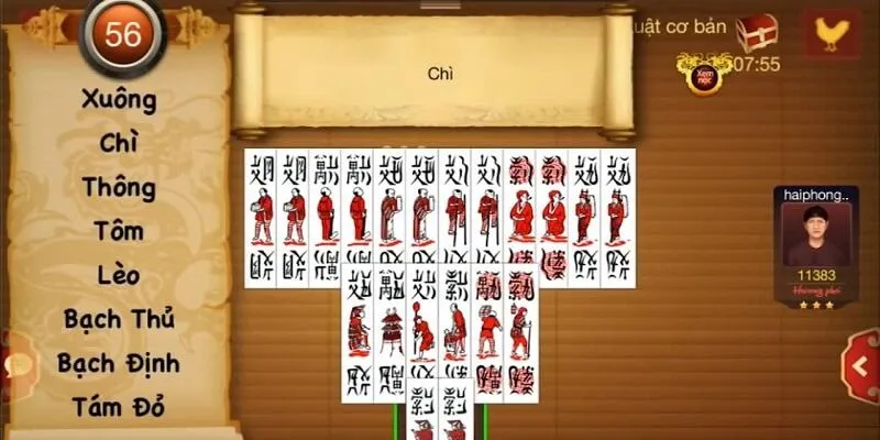 Hướng dẫn cách tính điểm và quy tắc ăn bài trong chắn