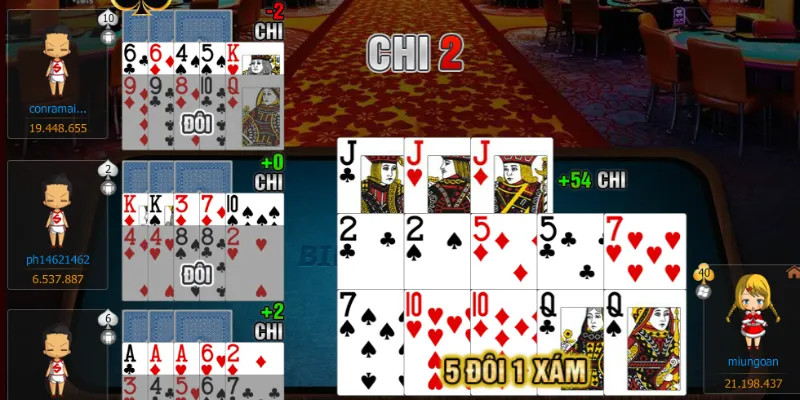 Mẹo chơi Mậu Binh hiệu quả dựa trên cách tính điểm