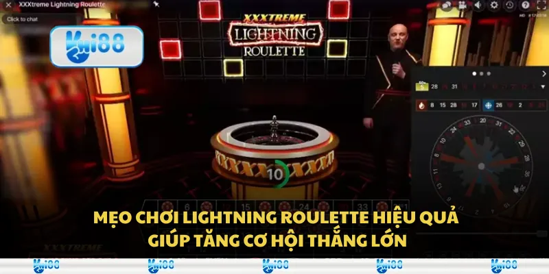 Mẹo chơi Lightning Roulette hiệu quả giúp tăng cơ hội thắng lớn
