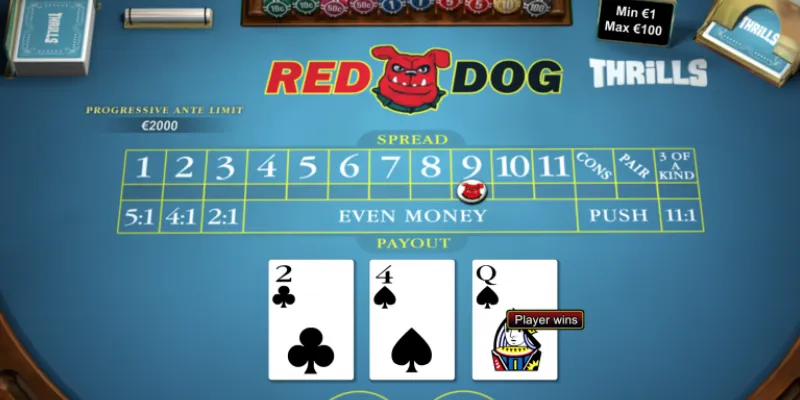 Nắm rõ luật chơi red dog cần biết